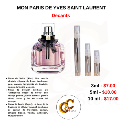 Decants -MON PARIS DE YVES SAINT LAURENT