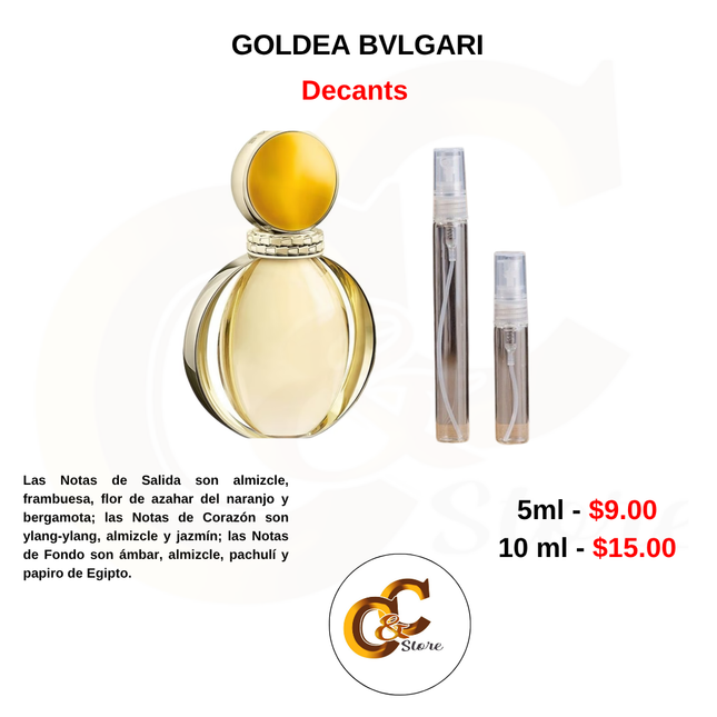 Decants -GOLDEA BVLGARI