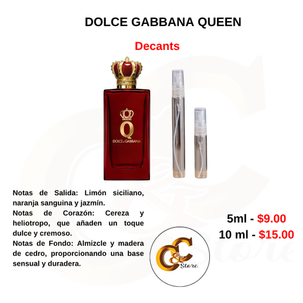 Decants -DOLCE GABBANA QUEEN