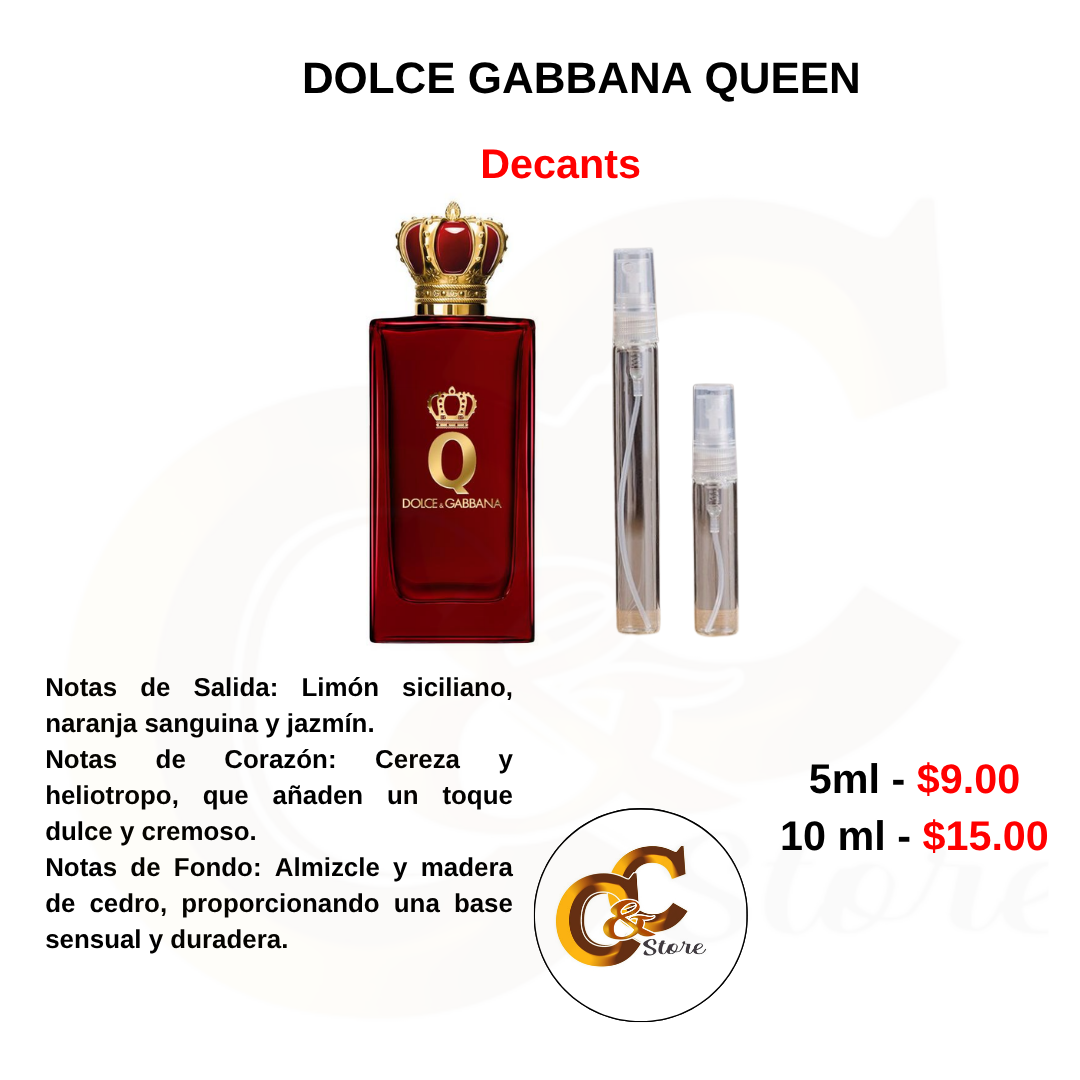 Decants -DOLCE GABBANA QUEEN