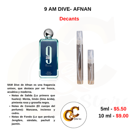 Decants -9 AM DIVE- AFNAN