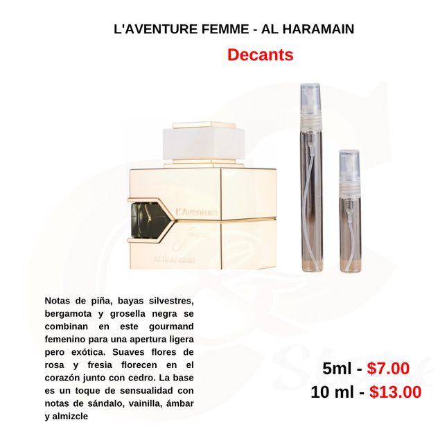 Decants -L'AVENTURE FEMME - AL HARAMAIN