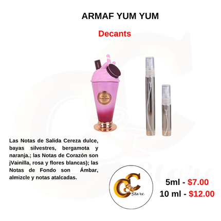 Decants -  ARMAF YUM YUM