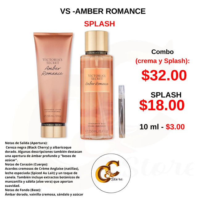 Decants -VS -AMBER ROMANCE