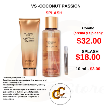 Decants -VS -COCONUT PASSION