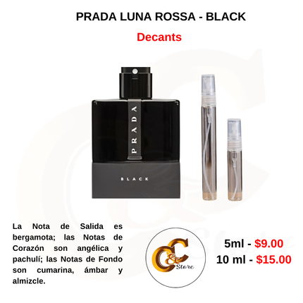 Decants - PRADA LUNA ROSSA - BLACK