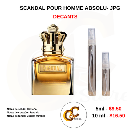 Decants - SCANDAL POUR HOMME ABSOLU- JPG