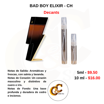 Decants -  BAD BOY ELIXIR - CH