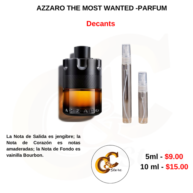 Decants - AZZARO THE MOST WANTED -PARFUM
