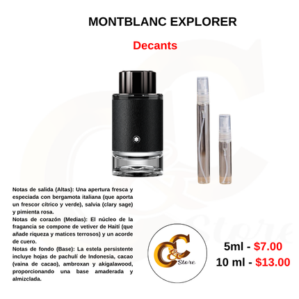 Decants -  MONTBLANC EXPLORER
