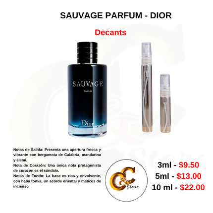 Decants -  SAUVAGE PARFUM - DIOR