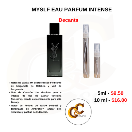 Decants - MYSLF EAU PARFUM INTENSE