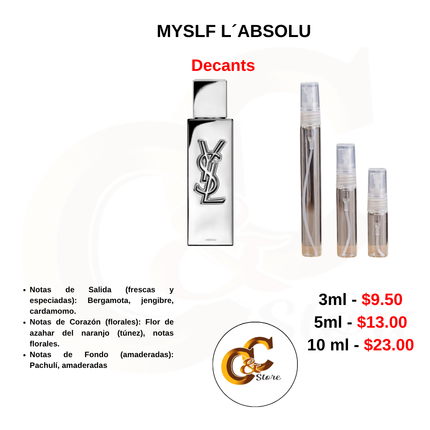 Decants - MYSLF L´ABSOLU