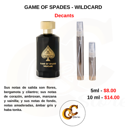 Decants - GAME OF SPADES - WILDCARD