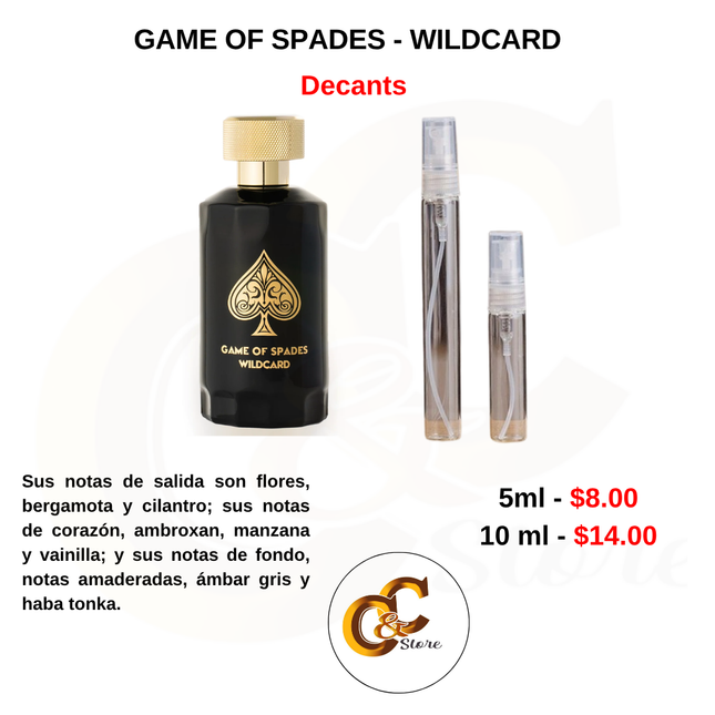 Decants - GAME OF SPADES - WILDCARD