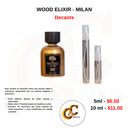 Decants - WOOD ELIXIR - MILAN