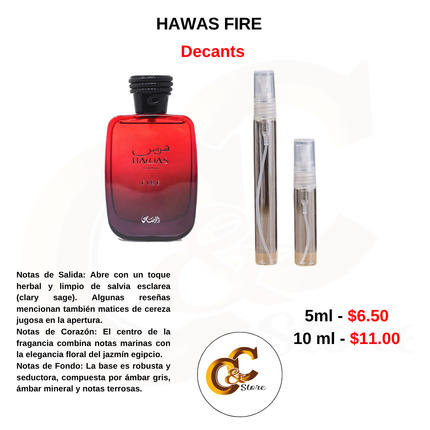 Decants - HAWAS FIRE
