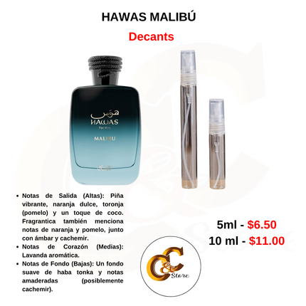 Decants - HAWAS MALIBÚ