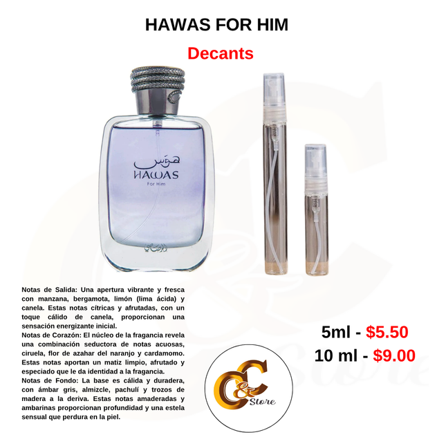 Decants - HAWAS FOR HIM