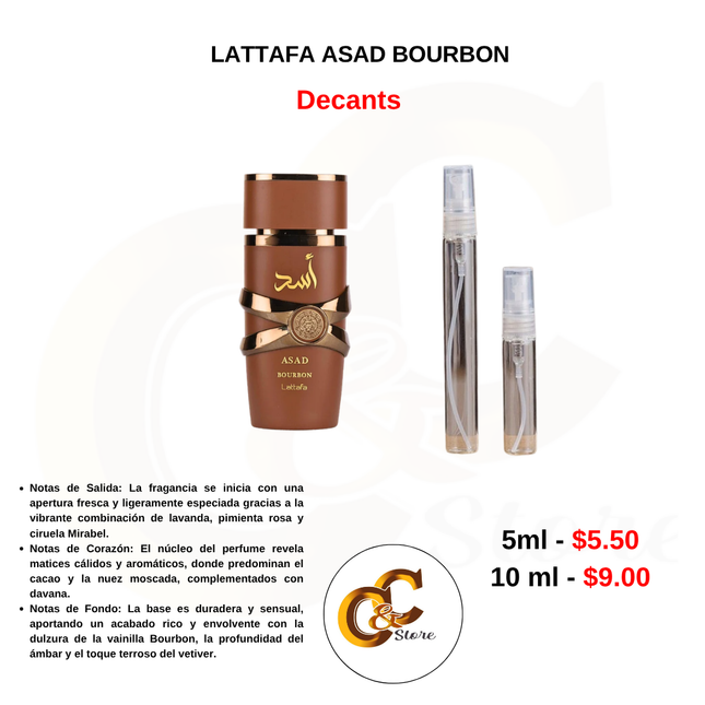 Decants - LATTAFA ASAD BOURBON