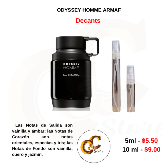 Decants - ODYSSEY HOMME ARMAF