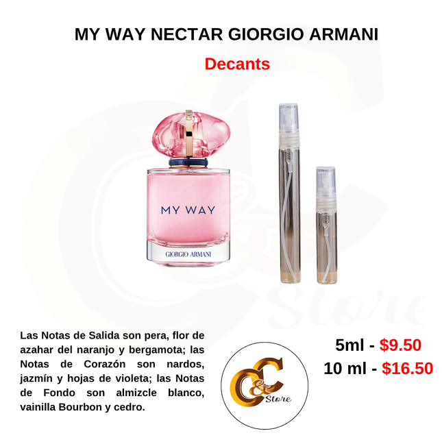 Decants - MY WAY NECTAR GIORGIO ARMANI