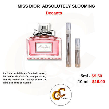 Decants - MISS DIOR  ABSOLUTELY SLOOMING