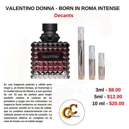 Decants -VALENTINO DONNA - BORN IN ROMA INTENSE