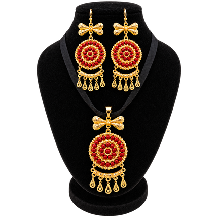 Set de Zarcillos y tapahuesos